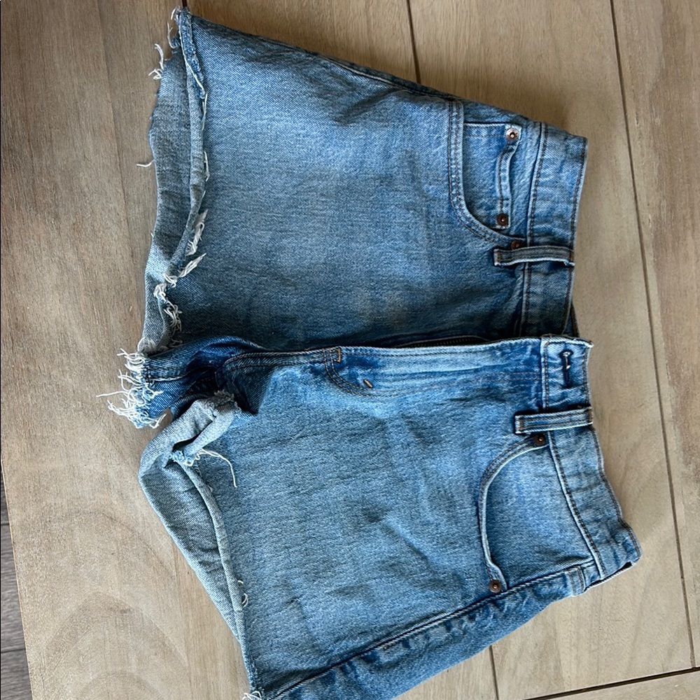 Abercrombie & Fitch Blue Jean Shorts